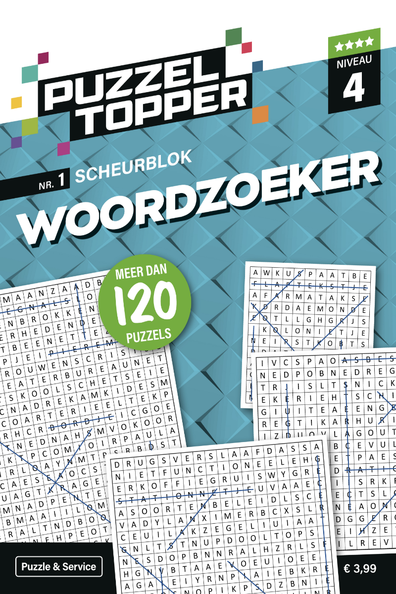Woordzoeker Blauw